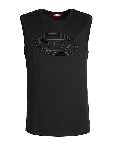 DIESEL Camiseta Negro 100% Algodón