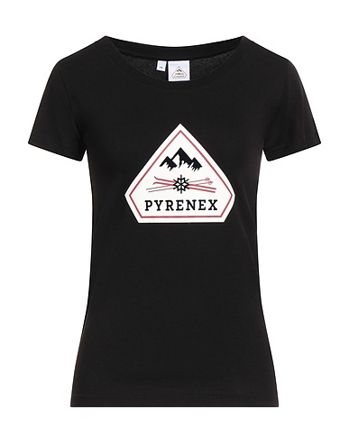 PYRENEX T-shirt Nero 95% Cotone, 5% Elastan