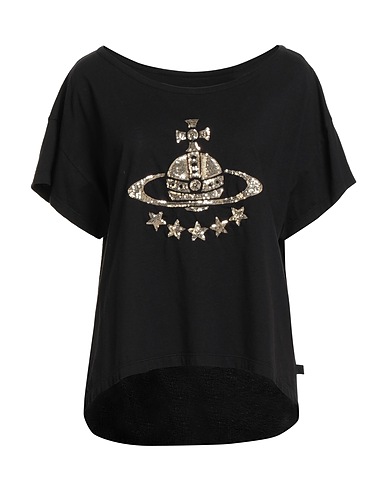VIVIENNE WESTWOOD ANGLOMANIA T-shirt Black 100% Cotton