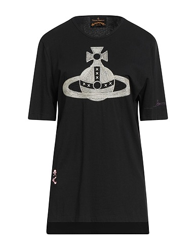 VIVIENNE WESTWOOD ANGLOMANIA T-shirt Black 100% Cotton