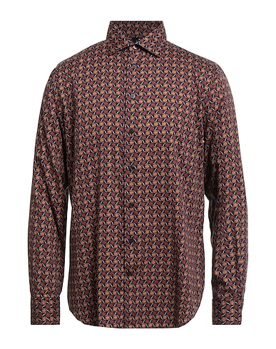 ETRO Camicia fantasia Ruggine 100% Cotone