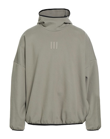 ADIDAS Hooded track jacket  X FEAR OF GOD Military green 92% Recycled polyester, 8% Elastane
