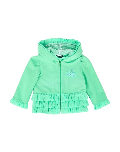 MISS BLUMARINE Felpa Verde 95% Cotone, 5% Elastan