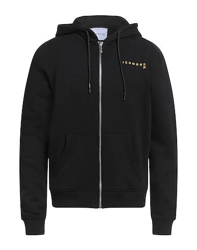 RICHMOND X Hooded sweatshirt Black 60% Cotton, 40% Polyester