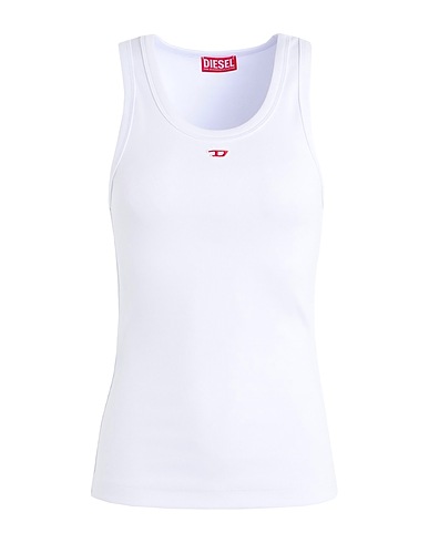 DIESEL Canotta Bianco 94% Cotone, 6% Elastan