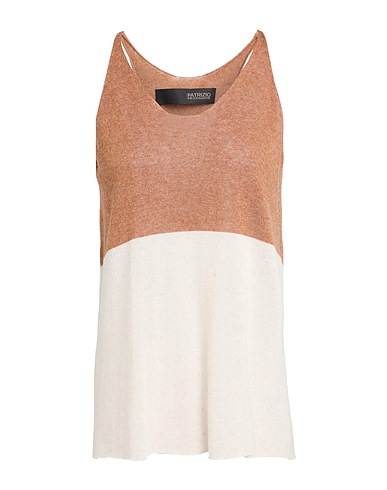 MESSAGERIE Top Brown 35% Viscose, 35% Linen, 30% Cotton