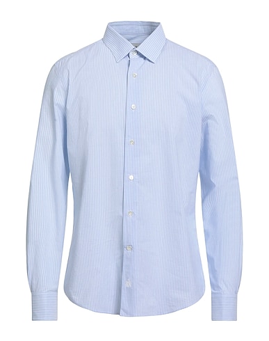 LANVIN Striped shirt 91% Cotton, 9% Linen