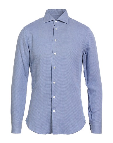 ETRO Camicia fantasia Blu 100% Cotone