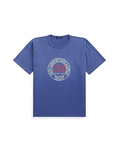 POLO RALPH LAUREN T-shirt CLASSIC FIT JERSEY GRAPHIC T-SHIRT 100% Cotton