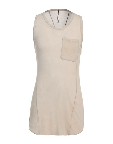 MASNADA Tanktop Beige 100% Baumwolle