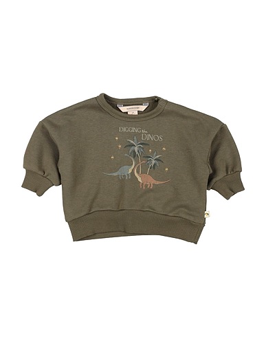 KONGES SLØJD Sweatshirt Military green 90% Organic cotton, 10% Polyester