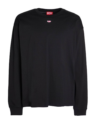DIESEL Basic T-Shirt Black 100% Cotton