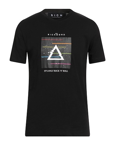 JOHN RICHMOND T-shirt Black 100% Cotton