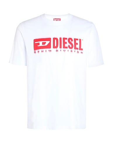 DIESEL T-shirt White 100% Cotton