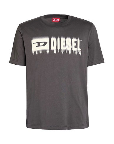 DIESEL T-shirt Charcoal 100% Cotton