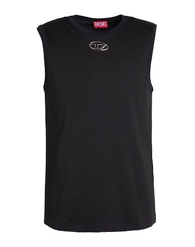 DIESEL T-shirt Nero 100% Cotone