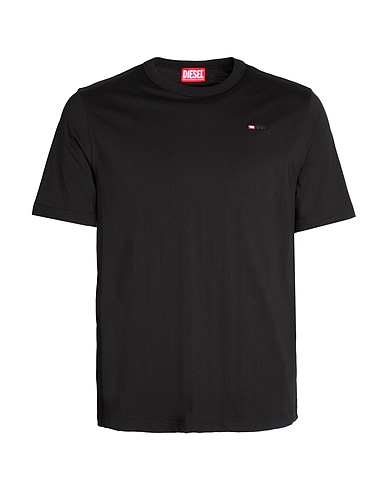 DIESEL T-shirt Nero 100% Cotone
