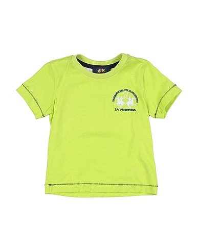 LA MARTINA T-shirt Verde 100% Cotone