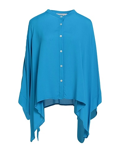 SHIRTAPORTER Solid colour shirts & blouses 97% Viscose, 3% Elastane