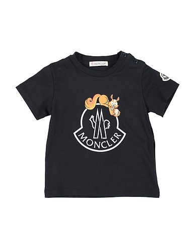MONCLER T-Shirt Nachtblau 92% Baumwolle, 8% Elastan