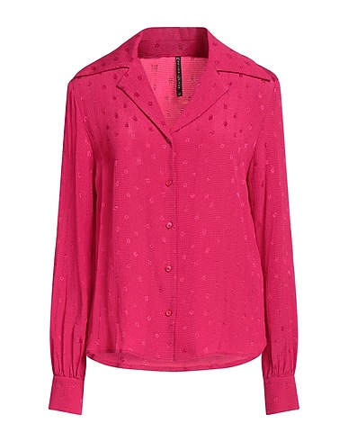 MANILA GRACE Camicie e bluse a fiori Magenta 100% Viscosa