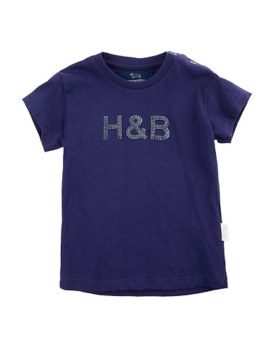 HARMONT & BLAINE T-shirt Navy blue 100% Cotton