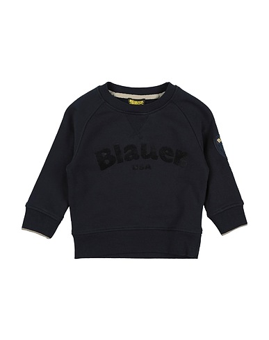 BLAUER. Sweatshirt Midnight blue 100% Cotton