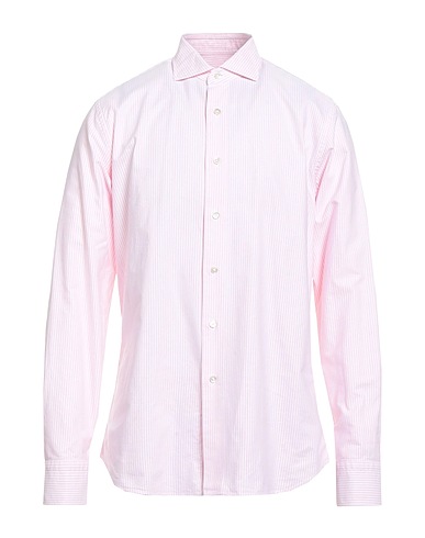 GRIGIO Striped shirt Light pink 100% Cotton