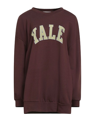 HAVEONE Sweatshirt Dark brown 100% Cotton