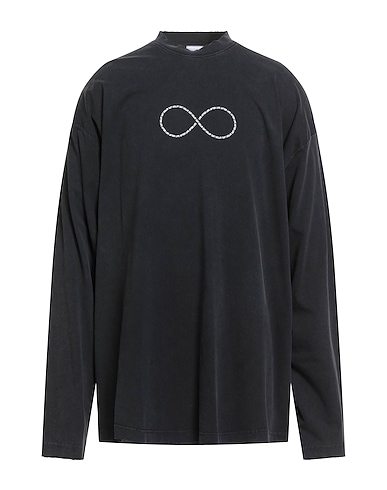VETEMENTS Oversize-T-Shirt Black 100% Cotton, Elastane