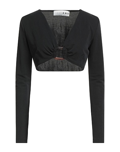 HAVEONE Top Black 49% Modal, 39% Polyamide, 12% Polyester