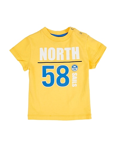 NORTH SAILS T-shirt Yellow 100% Cotton