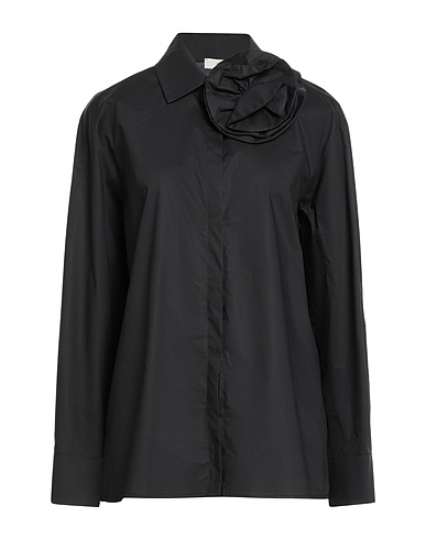SUOLI Shirts Black 100% Cotton