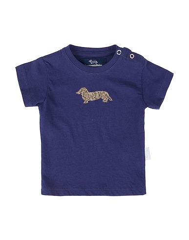 HARMONT & BLAINE T-shirt Navy blue 100% Cotton