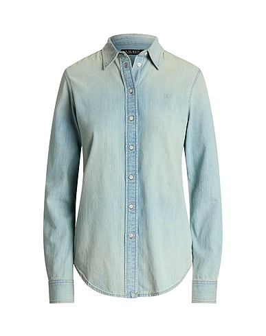 LAUREN RALPH LAUREN Denim shirt CLASSIC FIT DENIM SHIRT
 Blue 100% Cotton