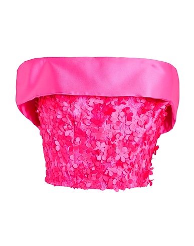 CAMILLA  Milano Off-the-shoulder top Fuchsia 100% Polyester