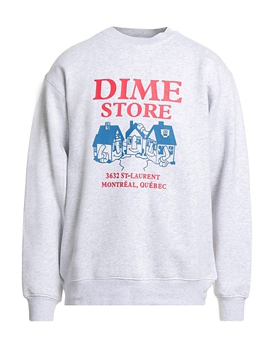 DIME Sweatshirt Light grey 75% Cotton, 25% Polyester