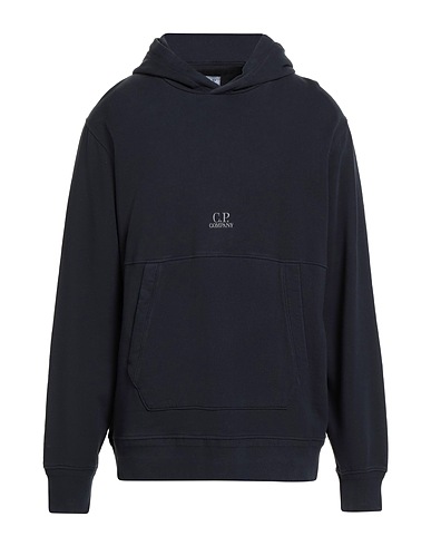 C.P. COMPANY Hooded sweatshirt Midnight blue 100% Cotton