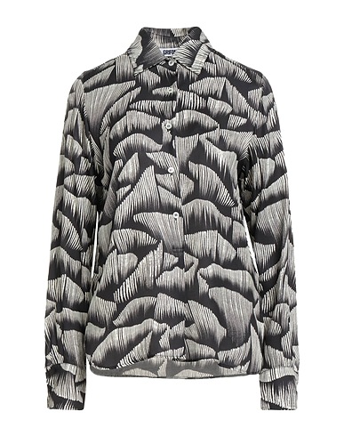 GRIFONI Top Schwarz 100% Viskose