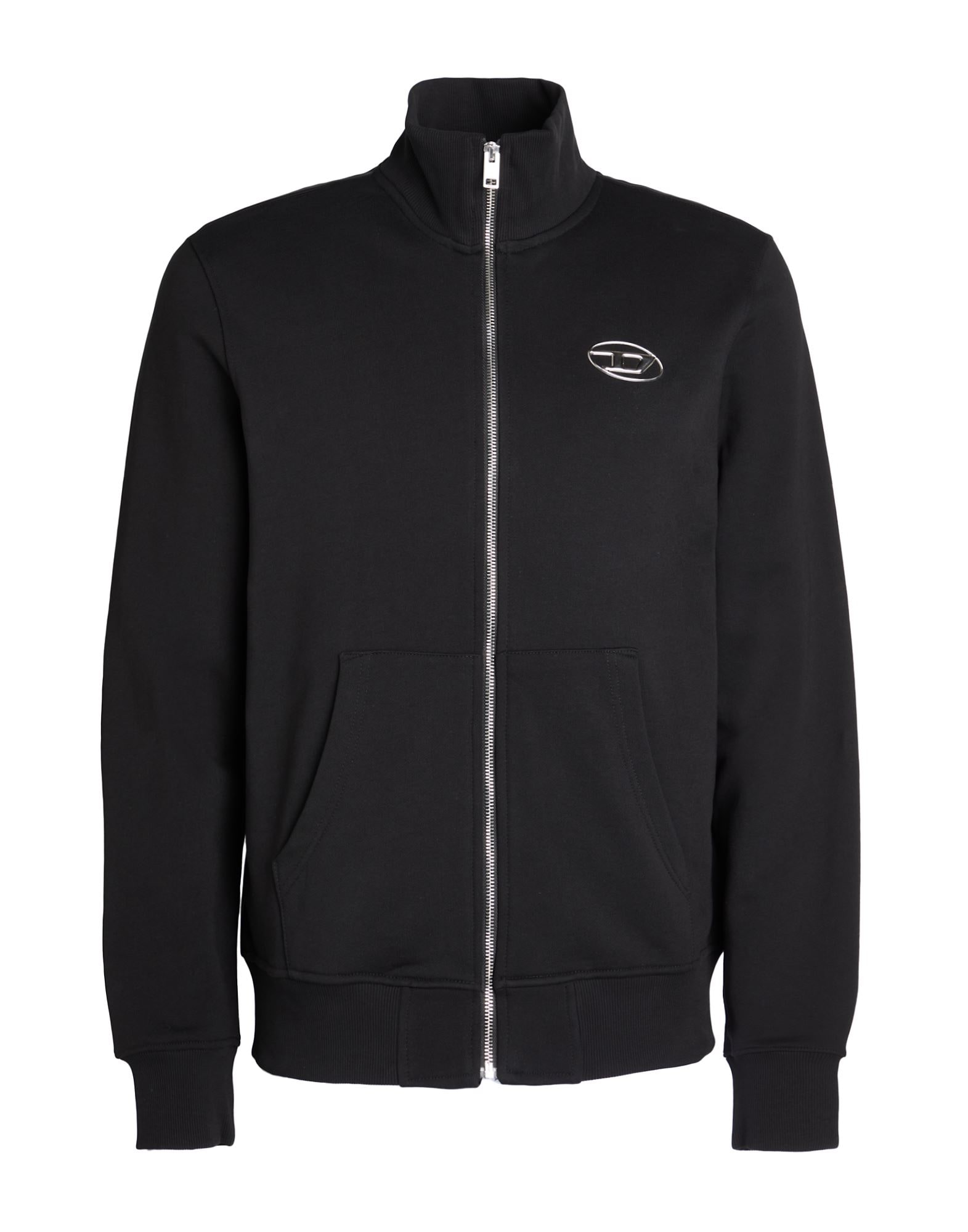 DIESEL S-UMMER-BIGOVAL | Black Men's Hooded Sweatshirt | YOOX