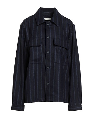 A KIND OF GUISE Gestreiftes Hemd Nachtblau 100% Wolle