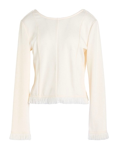 GHOSPELL Top Avorio 60% Cotone, 37% Poliestere, 3% Elastan