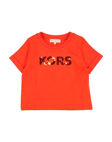 MICHAEL KORS KIDS T-shirt Arancione 100% Cotone