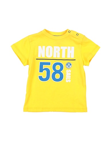 NORTH SAILS T-shirt Yellow 100% Cotton