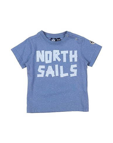 NORTH SAILS T-shirt Slate blue 100% Cotton