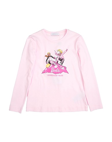 MONNALISA T-shirt BARBIE Light pink 93% Cotton, 7% Elastane