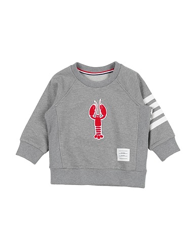 THOM BROWNE Sweatshirt Grey 100% Cotton, Polyester, Acrylic, Wool, Polypropylene