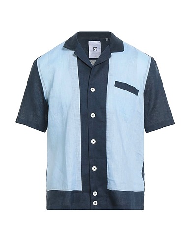 PT Torino Linen shirt Sky blue 100% Linen