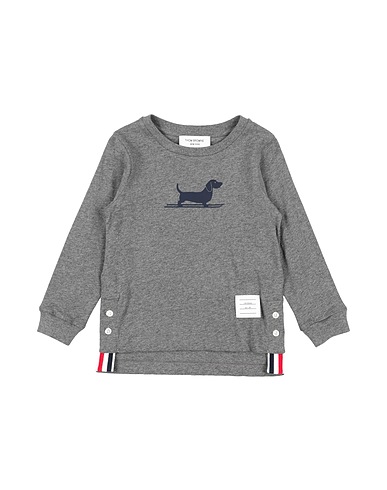 THOM BROWNE T-shirt Lead 100% Cotton