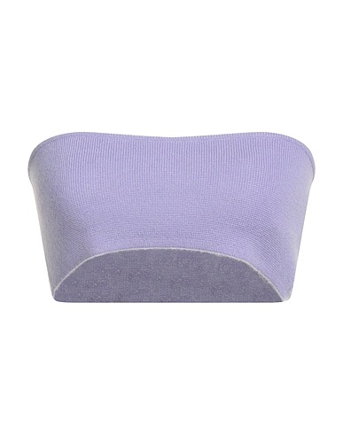ALLUDE Top Lila 100% Kaschmir